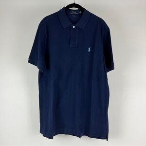 Polo by Ralph Lauren Men's Navy Blue Shirt